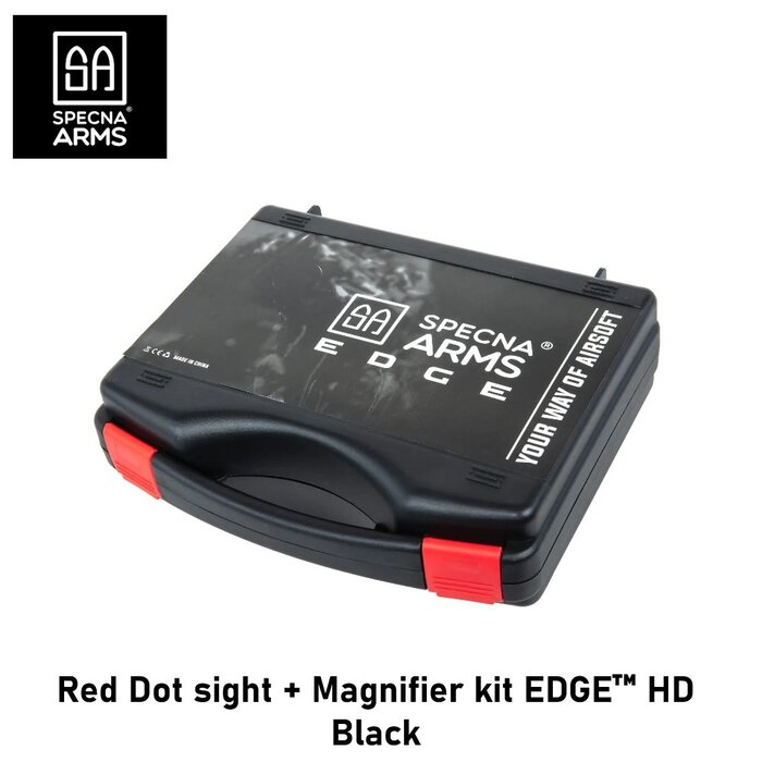 Specna Arms Red Dot sight + Magnifier kit EDGE™ HD Black