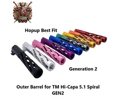 Royal Armory Outer Barrel for TM Hi-Capa 5.1 Spiral GEN2
