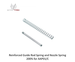 CTM Airsoft Reinforced Guide Rod Spring and Nozzle Spring 200% for AAP01/C