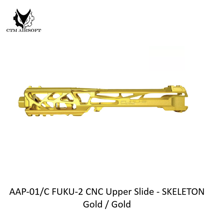CTM Airsoft AAP-01/C FUKU-2 CNC Upper Slide - SKELETON