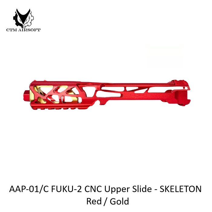 CTM Airsoft AAP-01/C FUKU-2 CNC Upper Slide - SKELETON