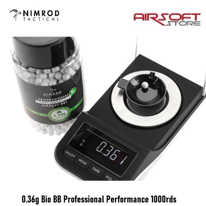 Nimrod 0.36g Bio BB Professional Performance 1000rds