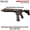 Wolverine MTW Billet GEN3 UNLEASHED Stock (10.3" Barrel, 10" Rail)