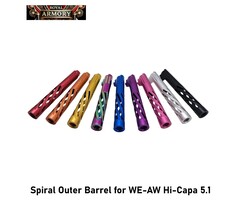 Royal Armory Spiral Outer Barrel for WE-AW Hi-Capa 5.1