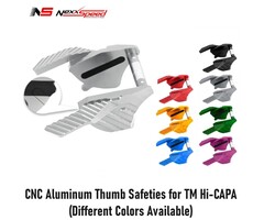 Nexxspeed CNC Aluminum Thumb Safeties for TM Hi-CAPA