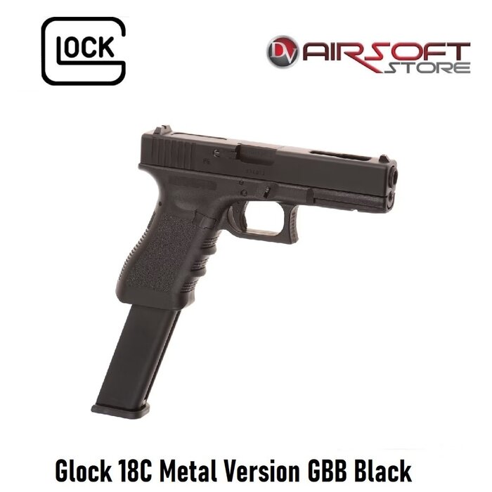 Glock 18C Metal Version GBB Black