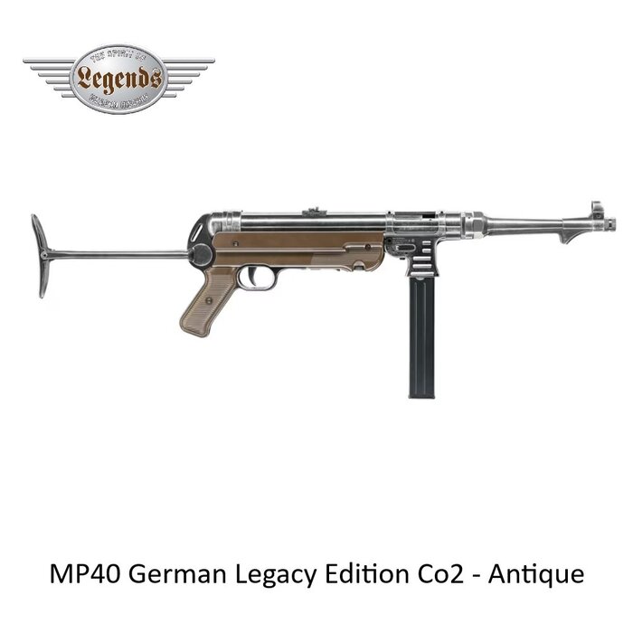 Legends MP40 German Legacy Edition Co2 - Antique 4.5mm BB