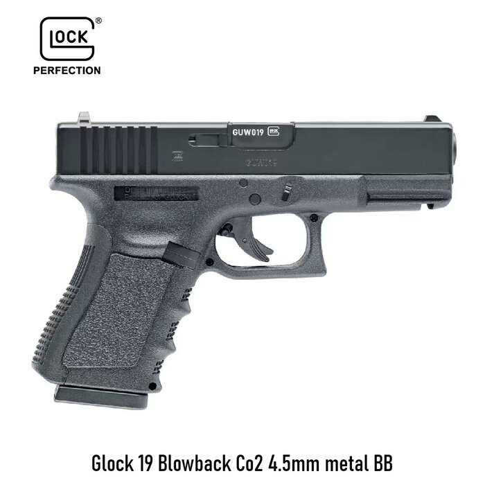 Glock Glock 19 Blowback Co2 4.5mm metal BB