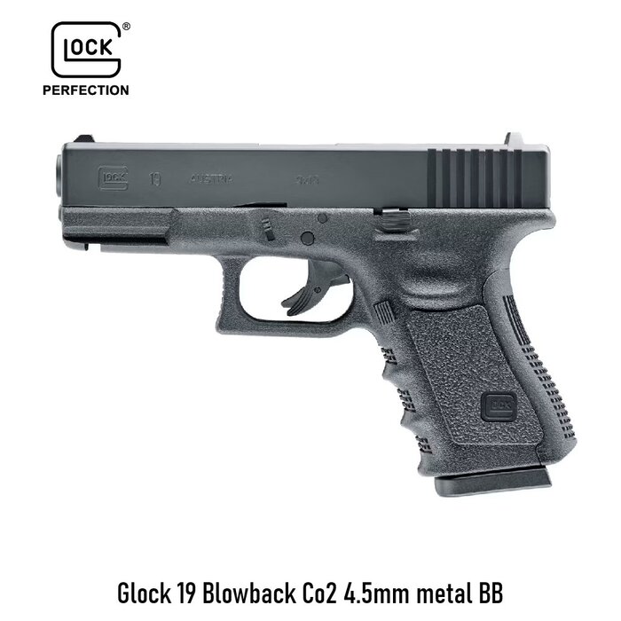 Glock Glock 19 Blowback Co2 4.5mm metal BB