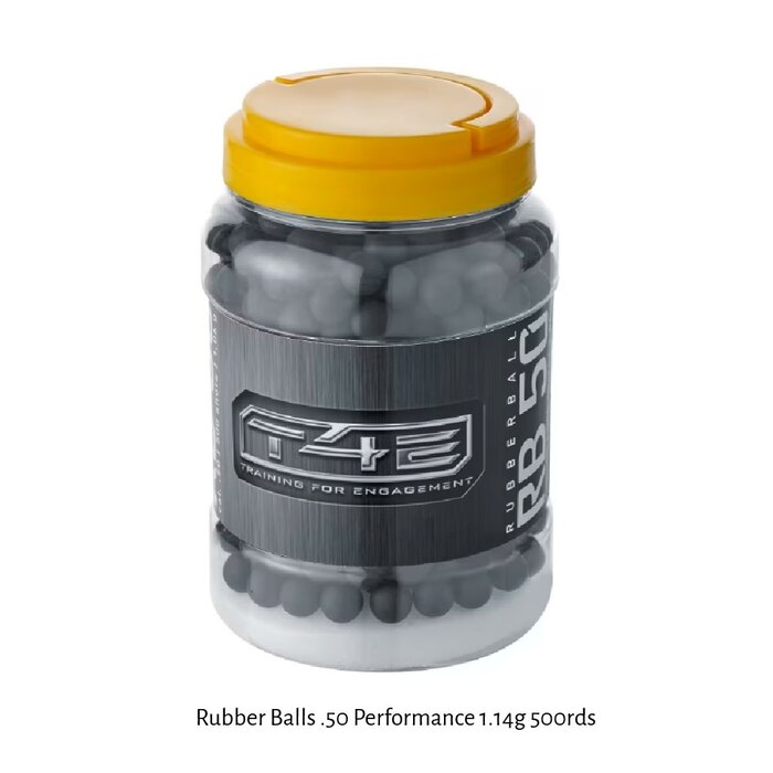T4E Rubber Balls .50 Performance 1.14g 500rds