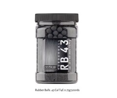 Rubber Balls .43 Cal T4E 0.75g 500rds