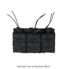 Triple Open Top 7.62 Mag Pouch (Black)