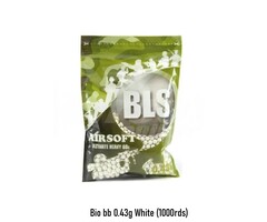 BLS Bio bb 0.43g White (1000rds)