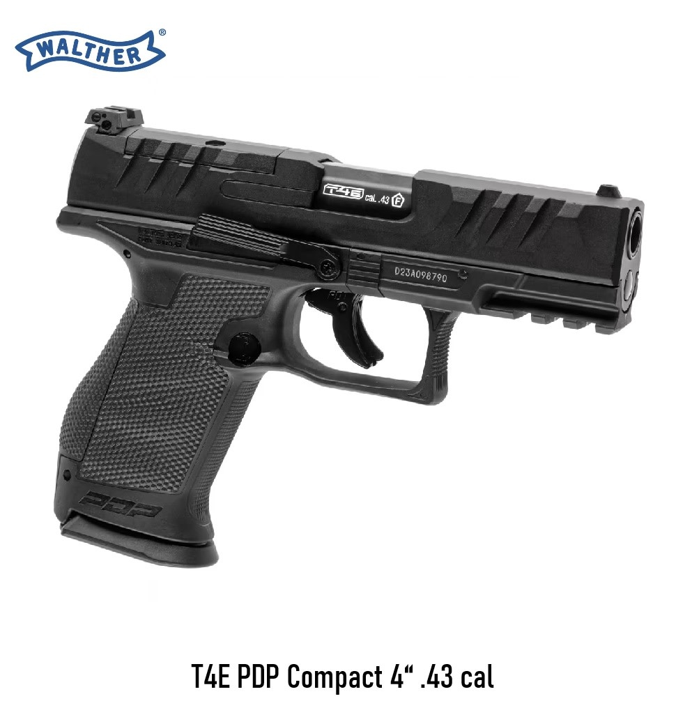 Walther T4E PDP Compact 4“ .43 cal CO2