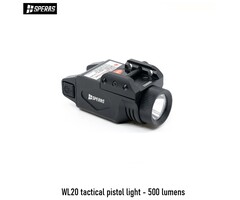 SPERAS WL20 tactical pistol light - 500 lumens