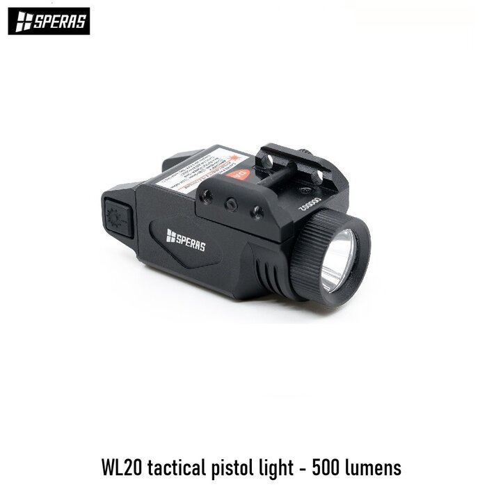 SPERAS WL20 tactical pistol light - 500 lumens