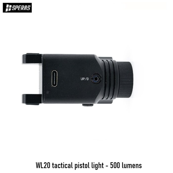 SPERAS WL20 tactical pistol light - 500 lumens