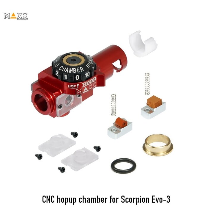 Maxx Model CNC hopup chamber for Scorpion Evo-3