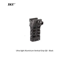 5KU Ultra-light Aluminium Vertical Grip QD - Black