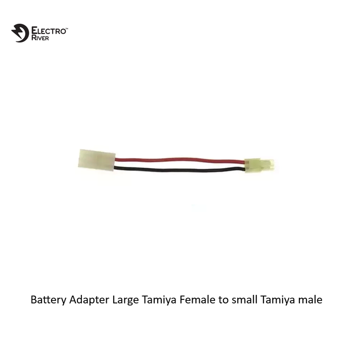 Electro River™ Battery Adapter Large Tamiya Female to small Tamiya male