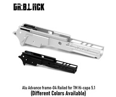 DR BLACK Alu Advance frame-04 Railed for TM Hi-capa 5.1