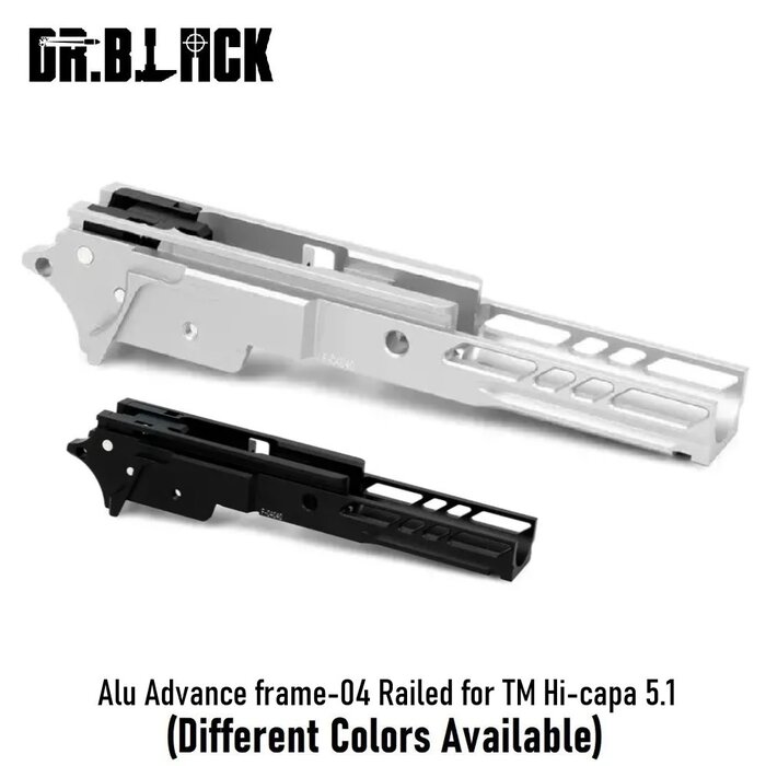 DR BLACK Alu Advance frame-04 Railed for TM Hi-capa 5.1
