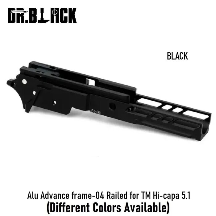 DR BLACK Alu Advance frame-04 Railed for TM Hi-capa 5.1