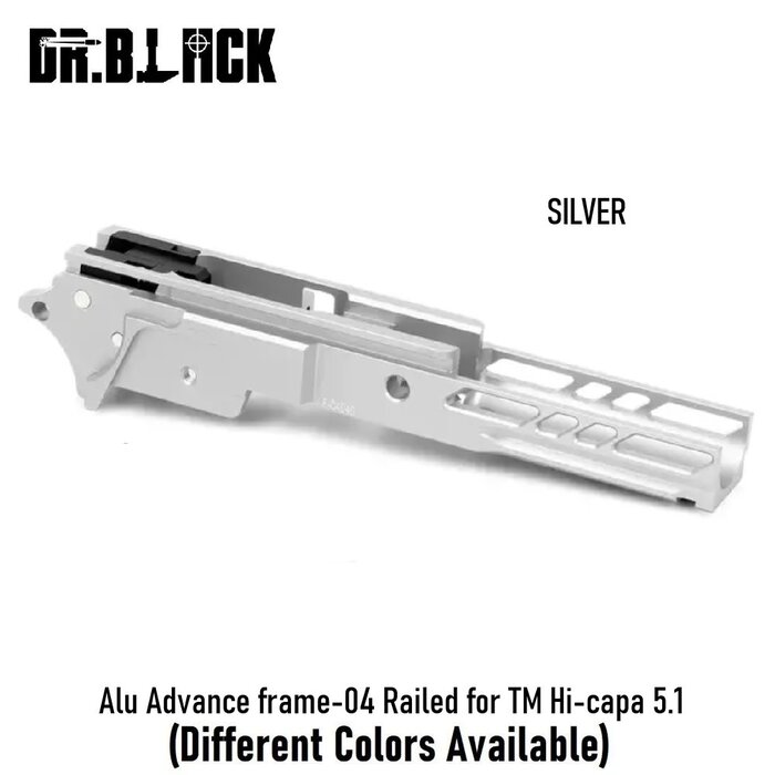 DR BLACK Alu Advance frame-04 Railed for TM Hi-capa 5.1