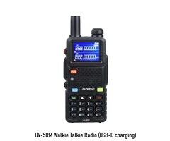 Baofeng UV-5RM Walkie Talkie Radio (USB-C charging)