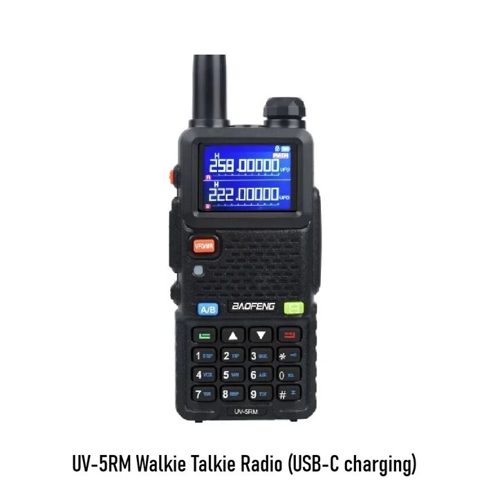 Baofeng UV-5RM Walkie Talkie Radio (USB-C charging)