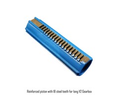 Big Dragon Reinforced piston with 18 steel teeth for long V2 Gearbox