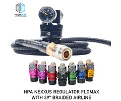 Mech Labs HPA NEXXUS REGULATOR FLOMAX WITH 39" BRAIDED AIRLINE
