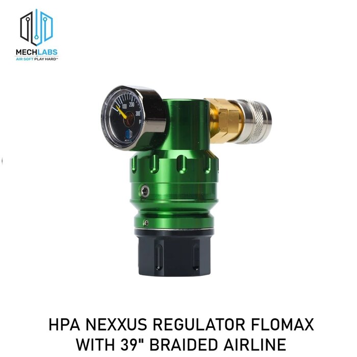 Mech Labs HPA NEXXUS REGULATOR FLOMAX WITH 39" BRAIDED AIRLINE