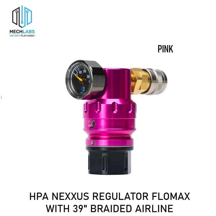 Mech Labs HPA NEXXUS REGULATOR FLOMAX WITH 39" BRAIDED AIRLINE