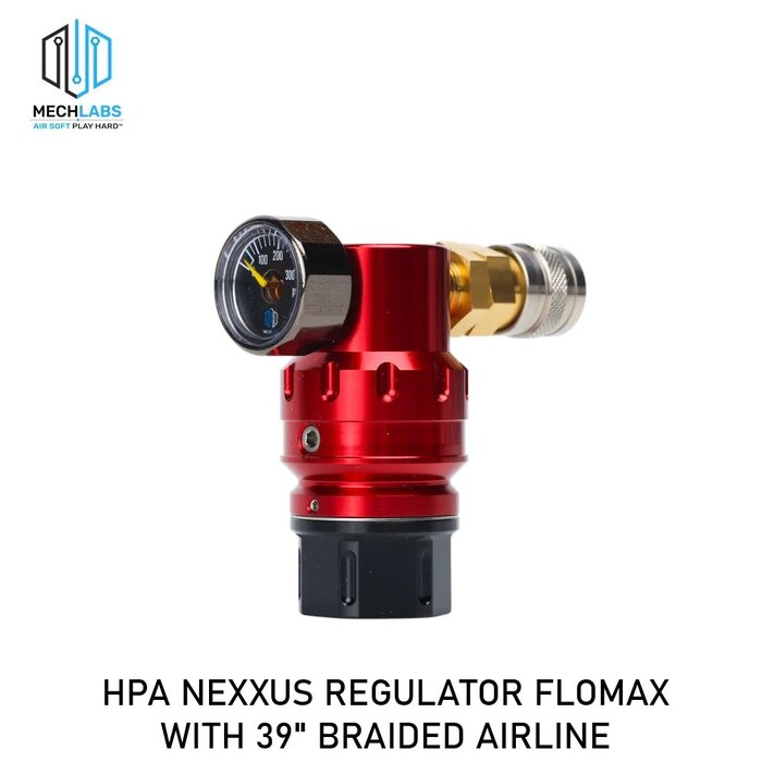 Mech Labs HPA NEXXUS REGULATOR FLOMAX WITH 39" BRAIDED AIRLINE