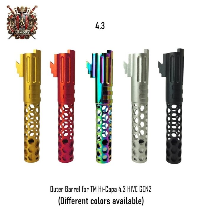 Royal Armory Outer Barrel for TM Hi-Capa 4.3 HIVE GEN2