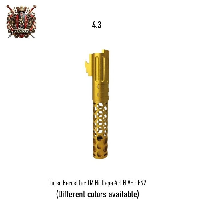 Royal Armory Outer Barrel for TM Hi-Capa 4.3 HIVE GEN2