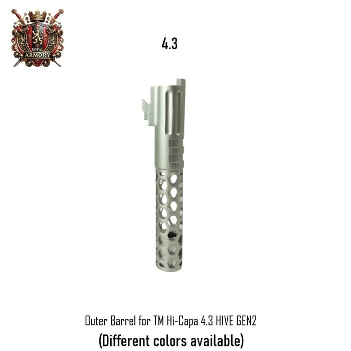 Royal Armory Outer Barrel for TM Hi-Capa 4.3 HIVE GEN2