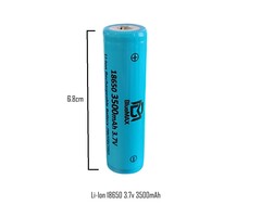 BLUEMAX Li-Ion 18650 3.7v 3500mAh