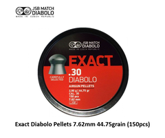 JSB Exact Diabolo Pellets 7.62mm 44.75grain (150pcs)