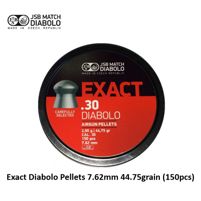 JSB Exact Diabolo Pellets 7.62mm 44.75grain (150pcs)