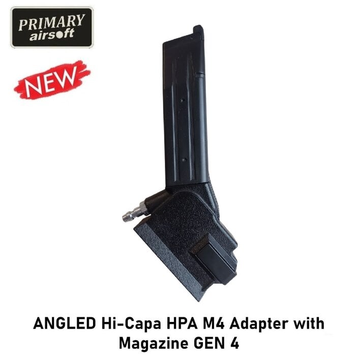 Primary Airsoft ANGLED Hi-Capa HPA M4 Adapter with Magazine GEN 4