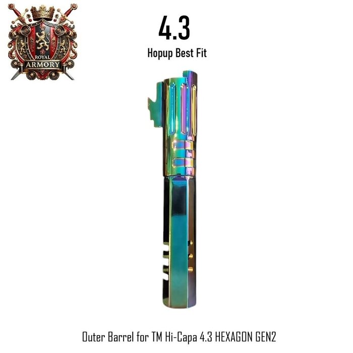 Royal Armory Outer Barrel for TM Hi-Capa 4.3 HEXAGON GEN2