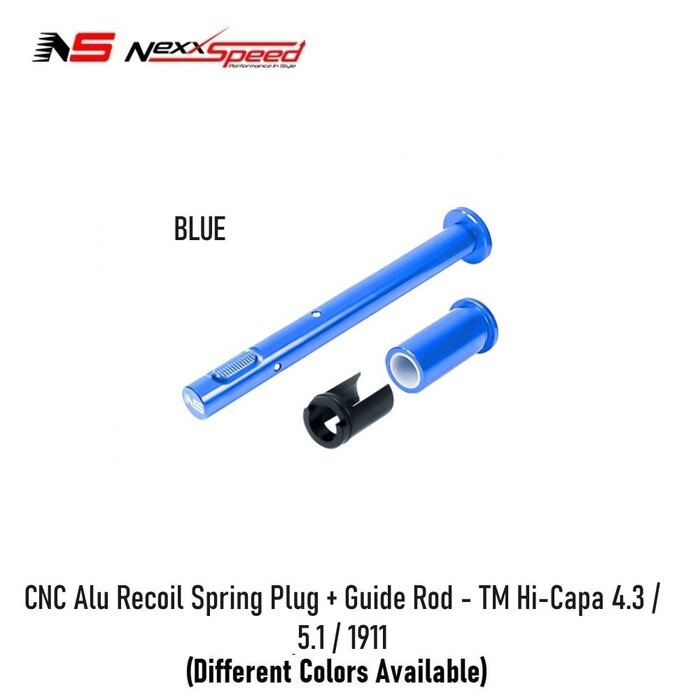 Nexxspeed CNC Alu Recoil Spring Plug + Guide Rod - TM Hi-Capa 4.3 / 5.1 / 1911