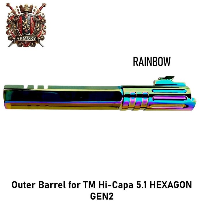 Royal Armory Outer Barrel for TM Hi-Capa 5.1 HEXAGON GEN2