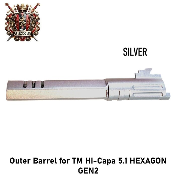 Royal Armory Outer Barrel for TM Hi-Capa 5.1 HEXAGON GEN2