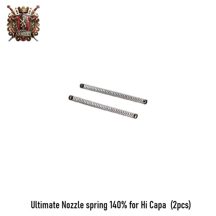 Royal Armory Ultimate Nozzle spring 140% for Hi Capa and AAP-01 - 2pcs