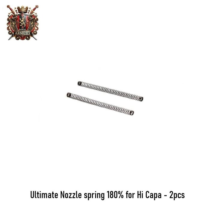 Royal Armory Ultimate Nozzle spring 180% for Hi Capa and AAP-01 - 2pcs