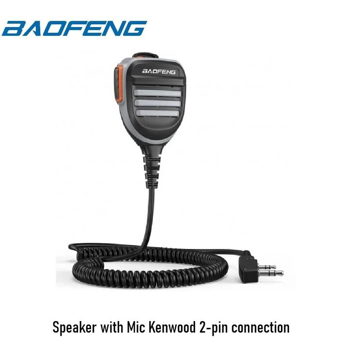 Baofeng Speaker with Mic Kenwood 2-pin connection