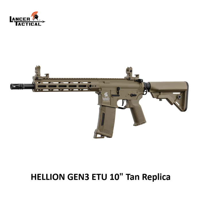 Lancer Tactical HELLION GEN3 ETU 10" Tan Replica
